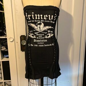 Primevil is Salvage’s older sister. MED corset tube dress/tube tunic